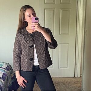 J Jill Embroidered Jacket